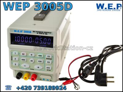 Zasilacza laboratoryjnego WEP 3005D